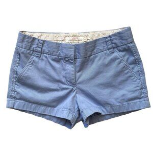 J.CREW Broken-In Chino Shorts in Light Blue Size 4